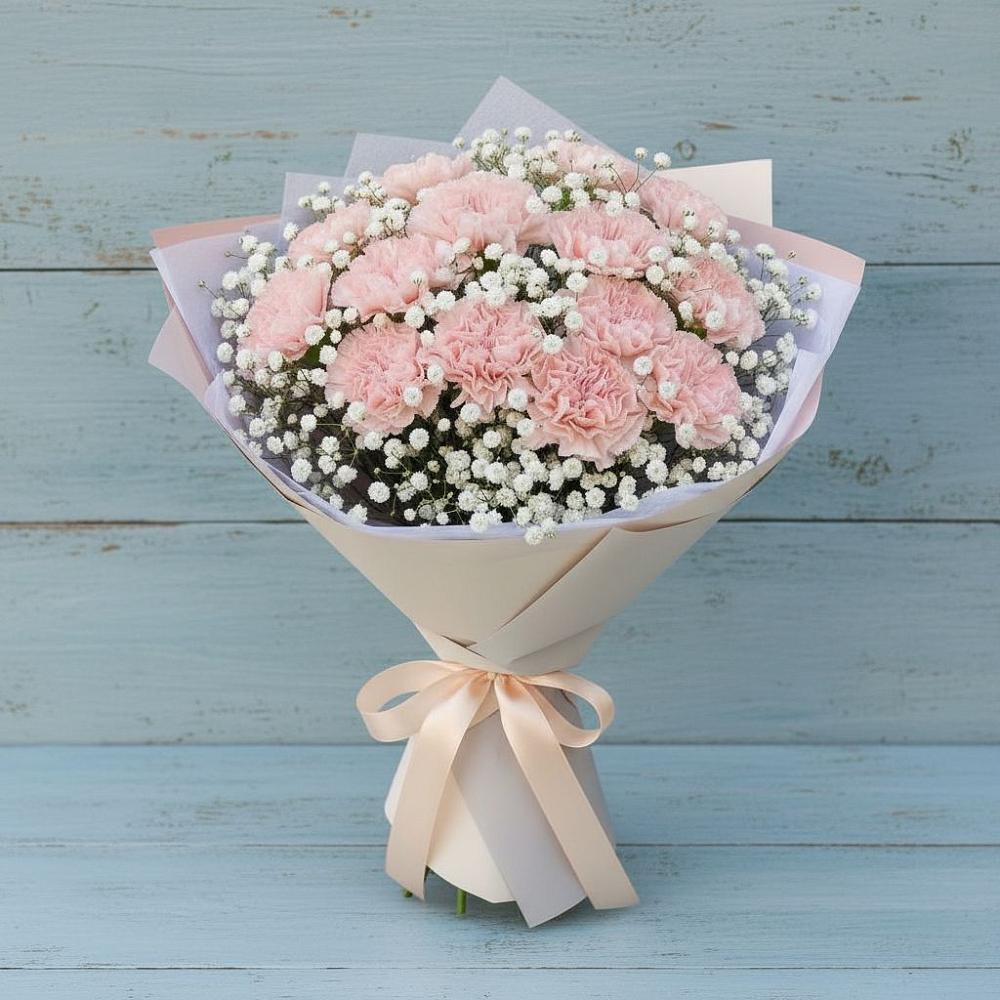 Букет цветов из: Гвоздики в Елатьме