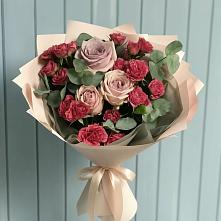 Букет цветов из:  Гвоздики и Розы #REPLACE_PRED# Елатьме