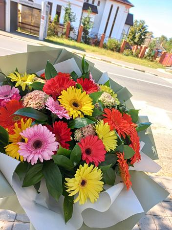 Букет цветов из: Герберы в Елатьме